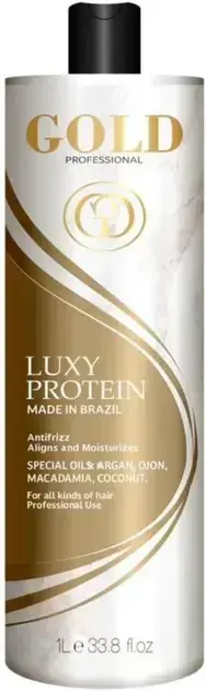 1. Escova Progressiva Orgânica Gold Luxy Protein 1L - Japinha Cosméticos