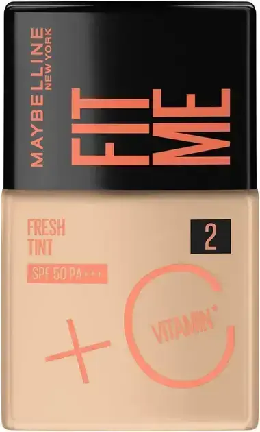 1. Maybelline NY Fit Me Fresh Tint Cor 02 - Maybelline