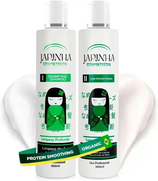 1. Progressiva Orgânica Japinha 2x300ml - Japinha Cosméticos