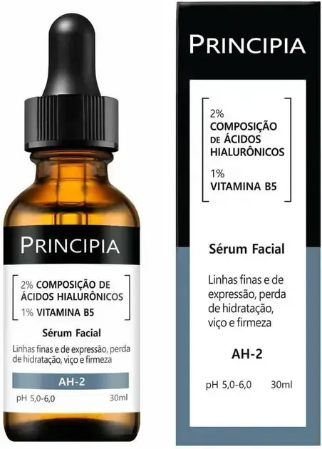 1. Sérum 2% Ácidos Hialurônicos + Vitamina B5 AH-2 - Principia